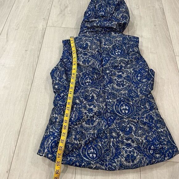 PATAGONIA Full Zip MultiColor Hooded Sleeveless Puffer Vest / Jacket size M - Picture 5 of 7